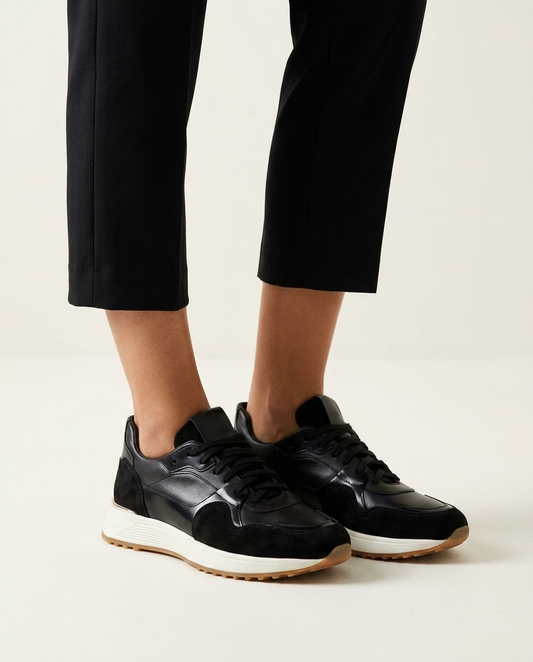 100% LEATHER TRAINERS