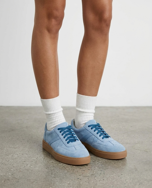 100% LEATHER TRAINERS