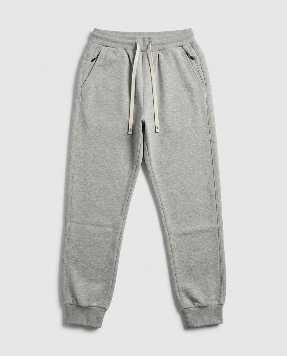 Men’s Tracksuit 2-Piece Set – Light Grey