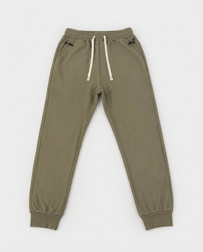 Men’s Tracksuit 2-Piece Set – Olive
