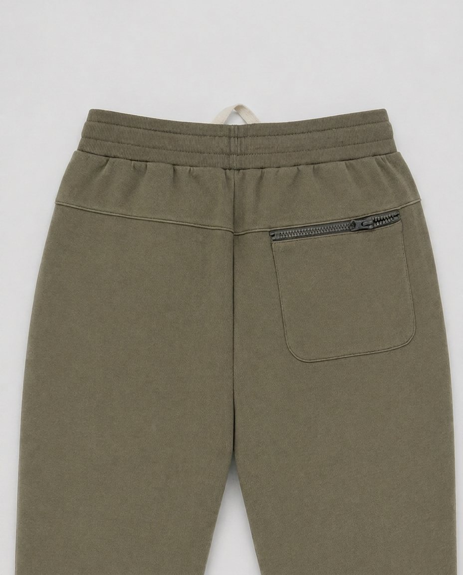Men’s Tracksuit 2-Piece Set – Olive