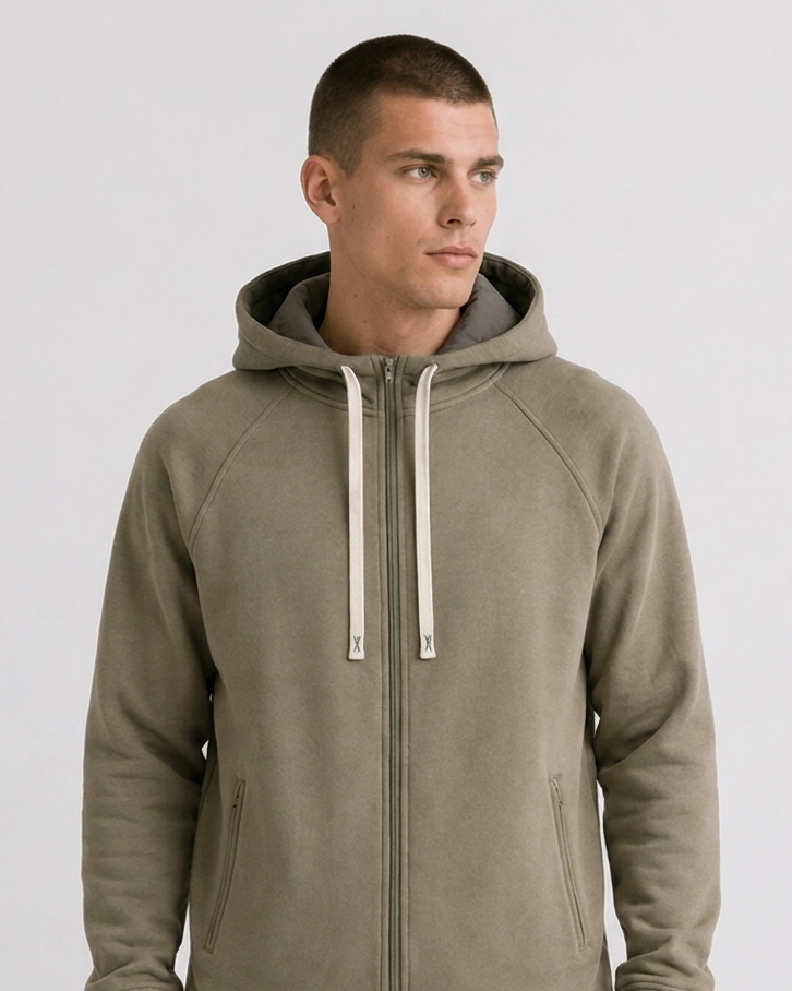 Men’s Tracksuit 2-Piece Set – Olive