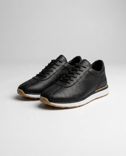 Leather sneakers