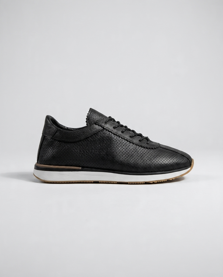 Leather sneakers