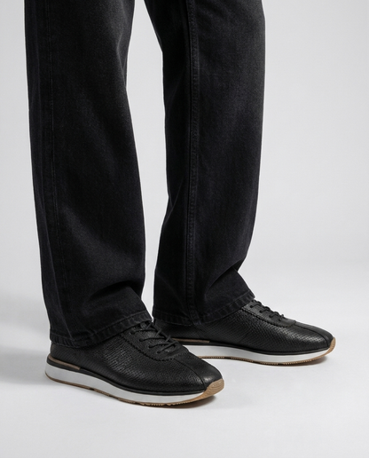 100% LEATHER SNEAKERS