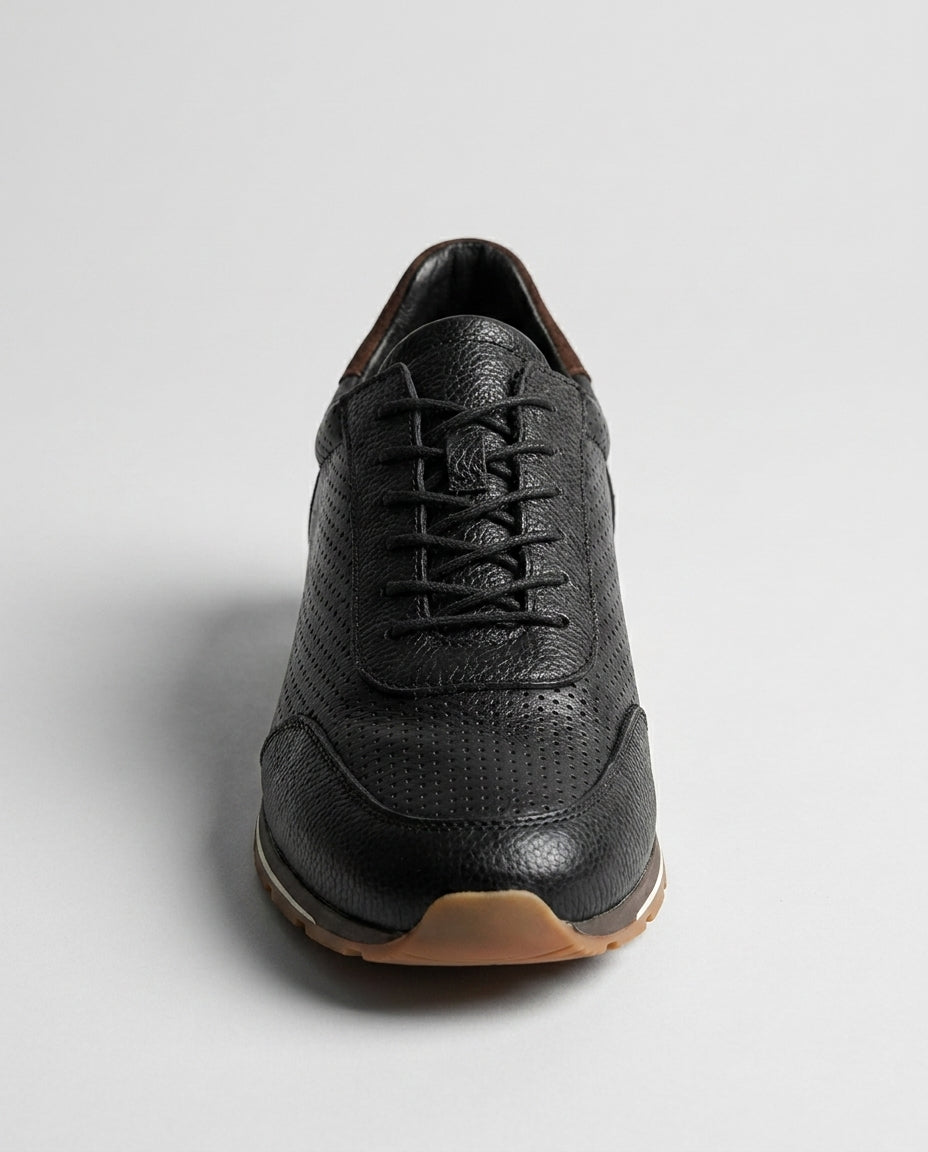 100% LEATHER SNEAKERS