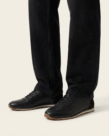 100% LEATHER SNEAKERS
