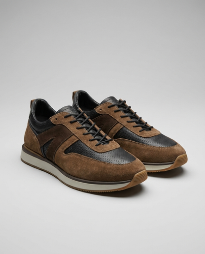 100% LEATHER SNEAKERS