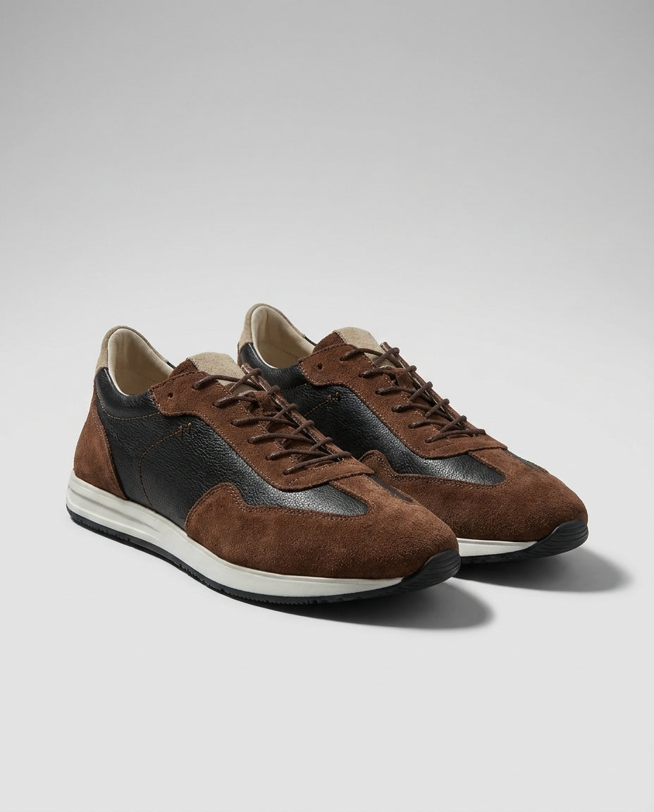100% LEATHER SNEAKERS