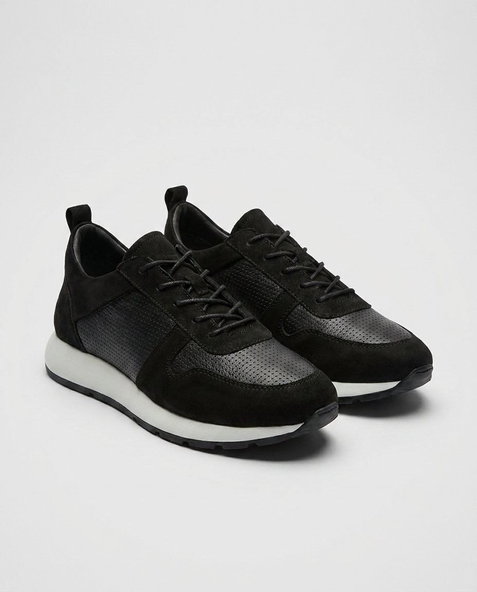 100% LEATHER SNEAKERS