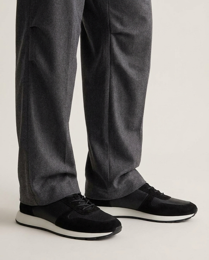 100% LEATHER SNEAKERS