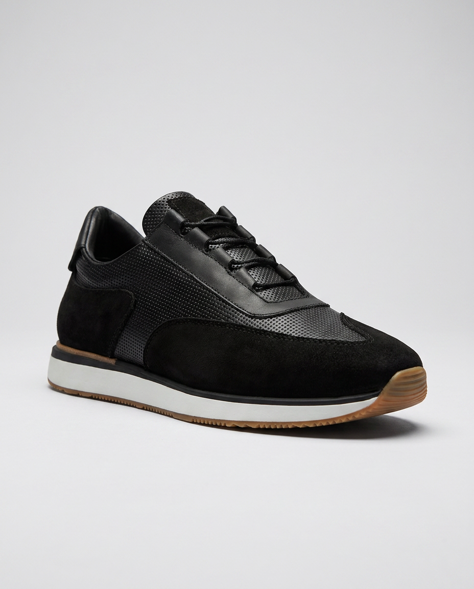 100% LEATHER SNEAKERS