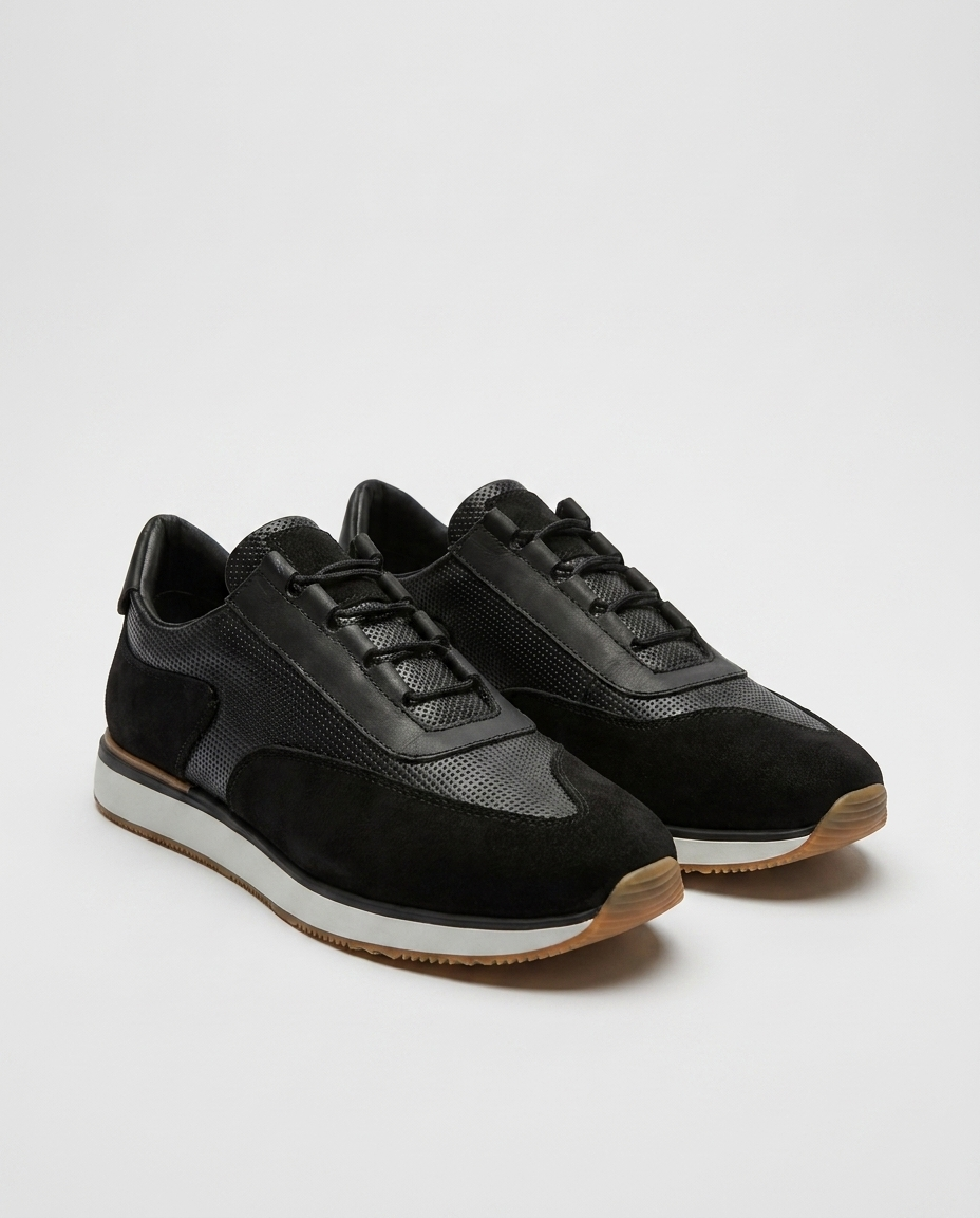 100% LEATHER SNEAKERS
