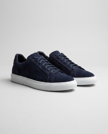 100% SUEDE LOW-TOP SNEAKERS