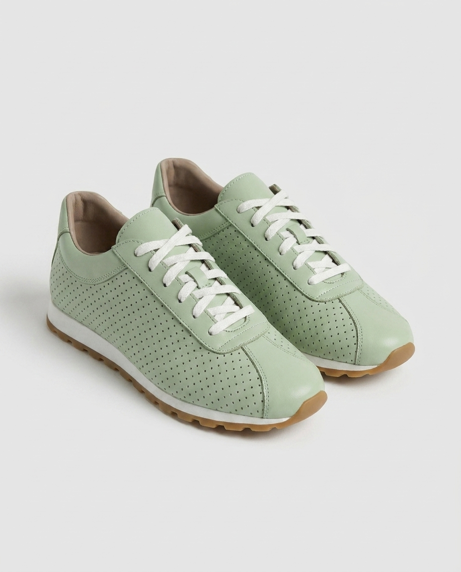 100% LEATHER RETRO RUNNER