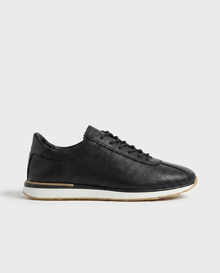 100% LEATHER SNEAKERS
