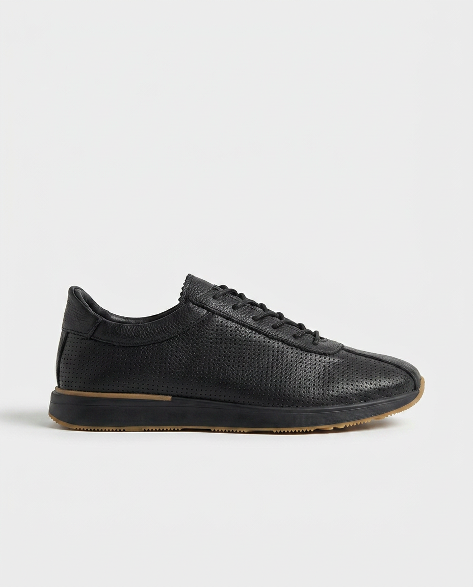 100% LEATHER SNEAKERS