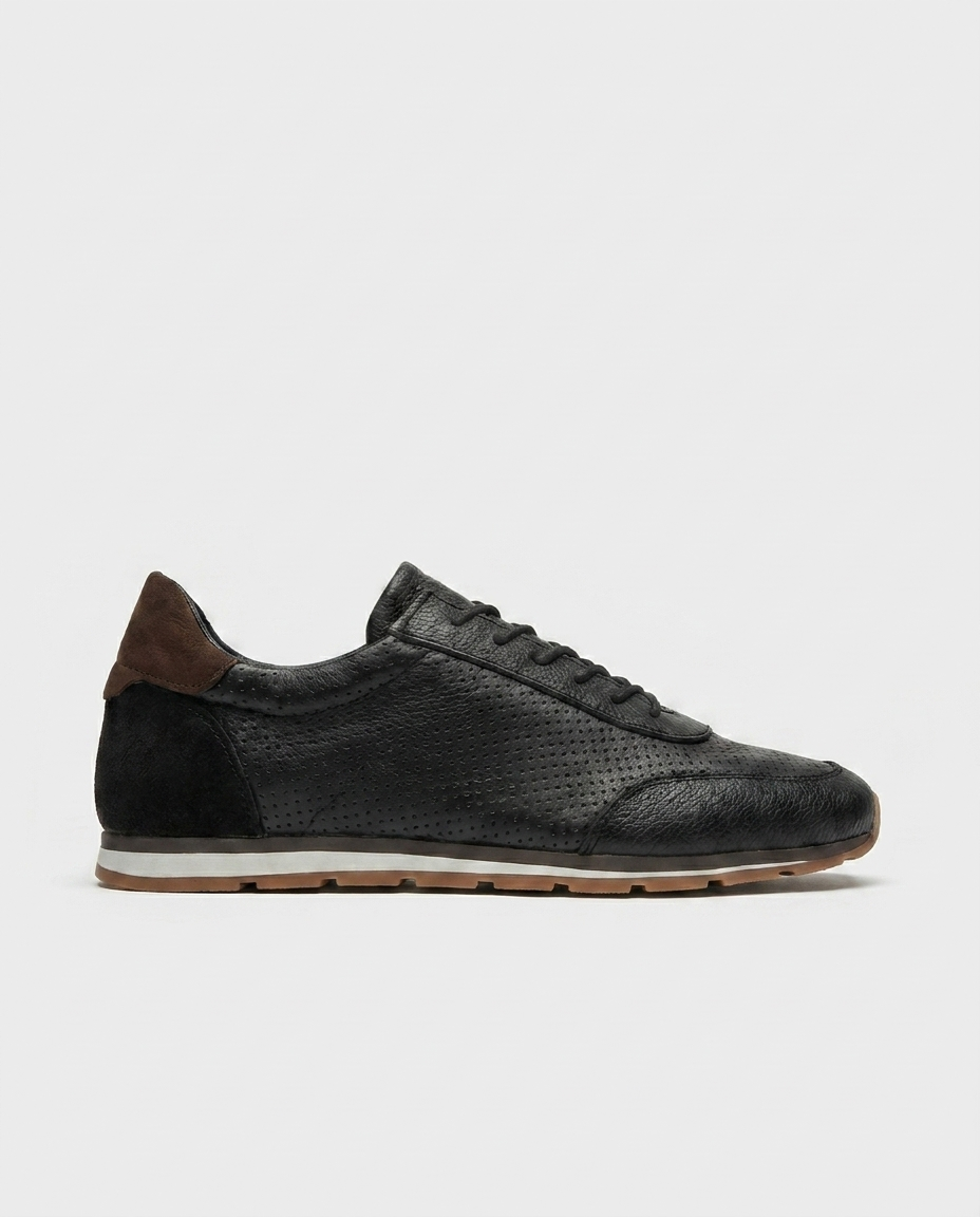 100% LEATHER SNEAKERS