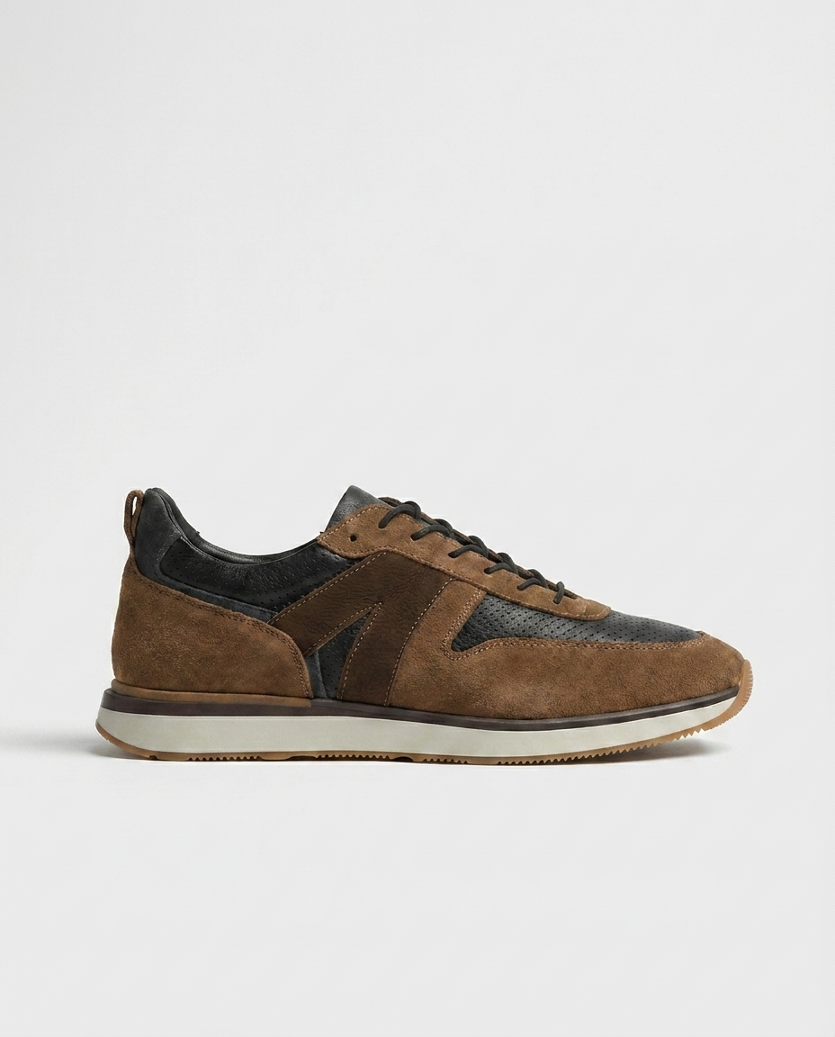 100% LEATHER SNEAKERS