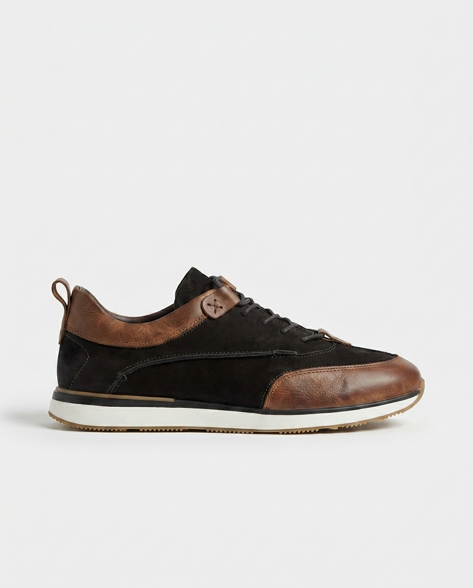 100% LEATHER SNEAKERS