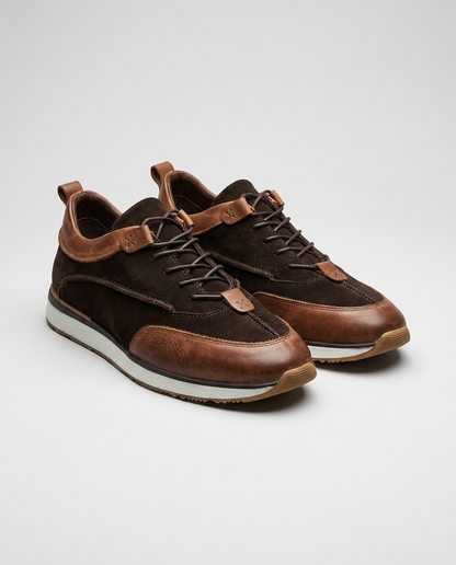 100% LEATHER SNEAKERS