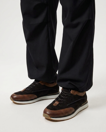 100% LEATHER SNEAKERS