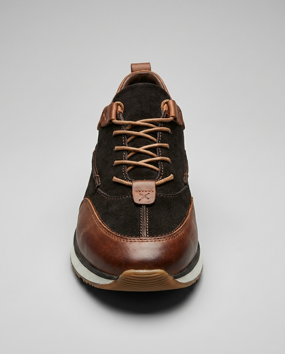 100% LEATHER SNEAKERS