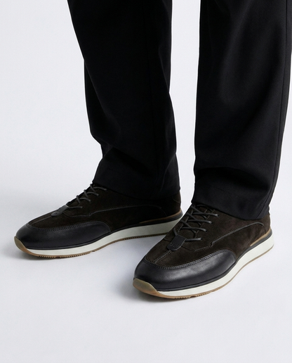 100% LEATHER SNEAKERS