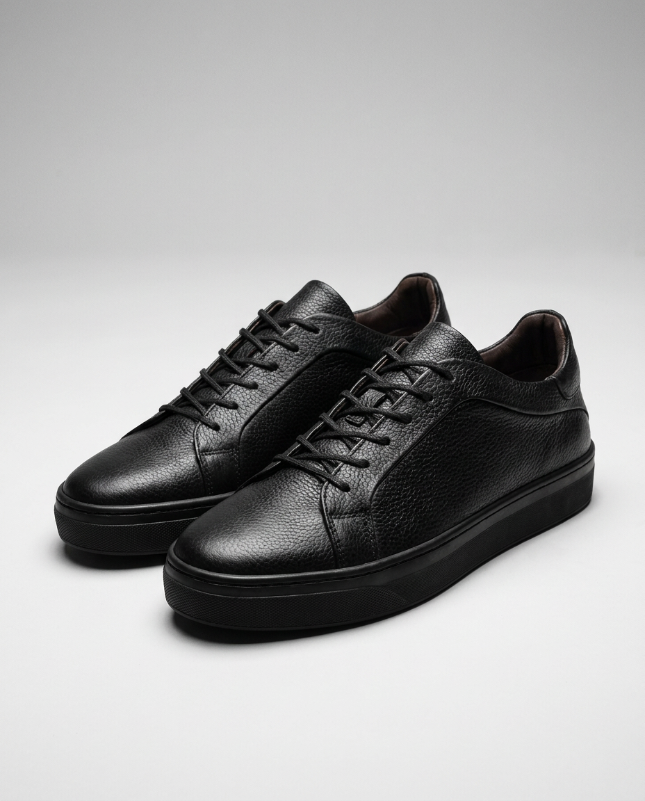 100% LEATHER TRAINERS