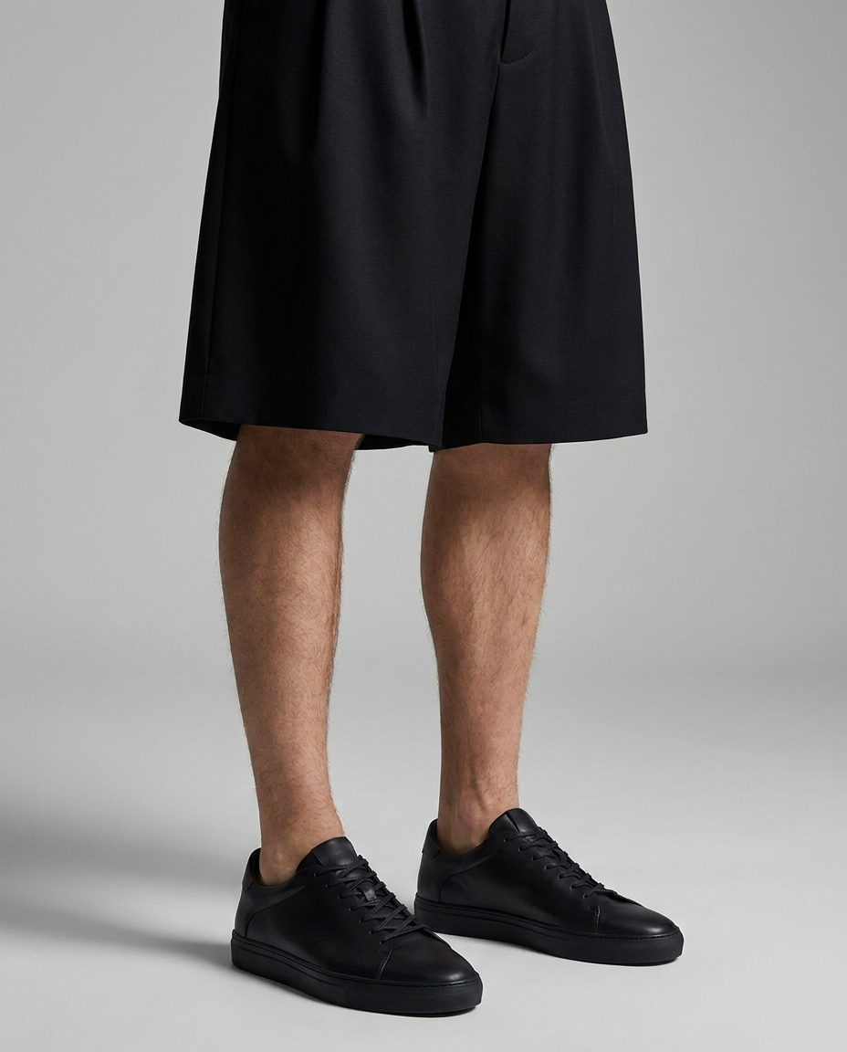 100% LEATHER TRAINERS