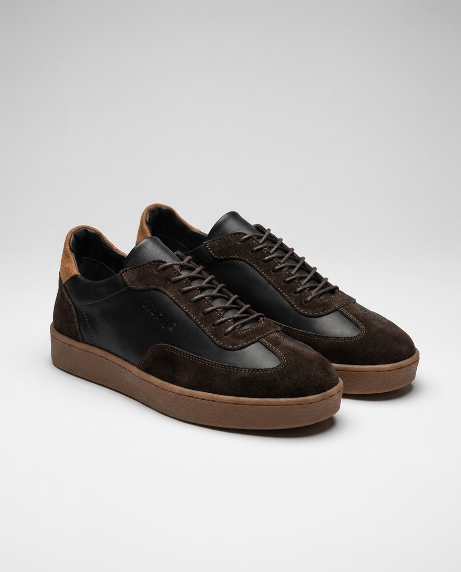 100% LEATHER TRAINERS