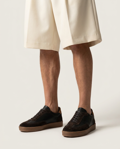 100% LEATHER TRAINERS
