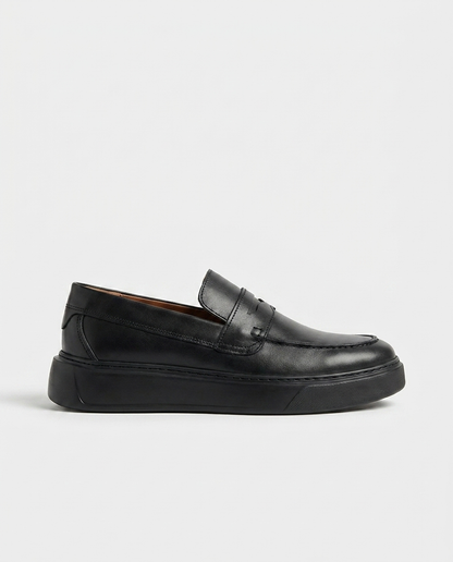 100% LEATHER LOAFERS