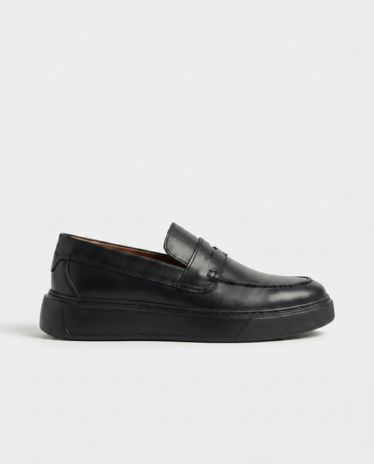 100% LEATHER LOAFERS