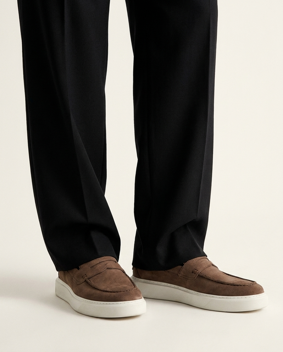100% LEATHER LOAFERS