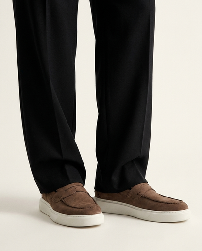 100% LEATHER LOAFERS