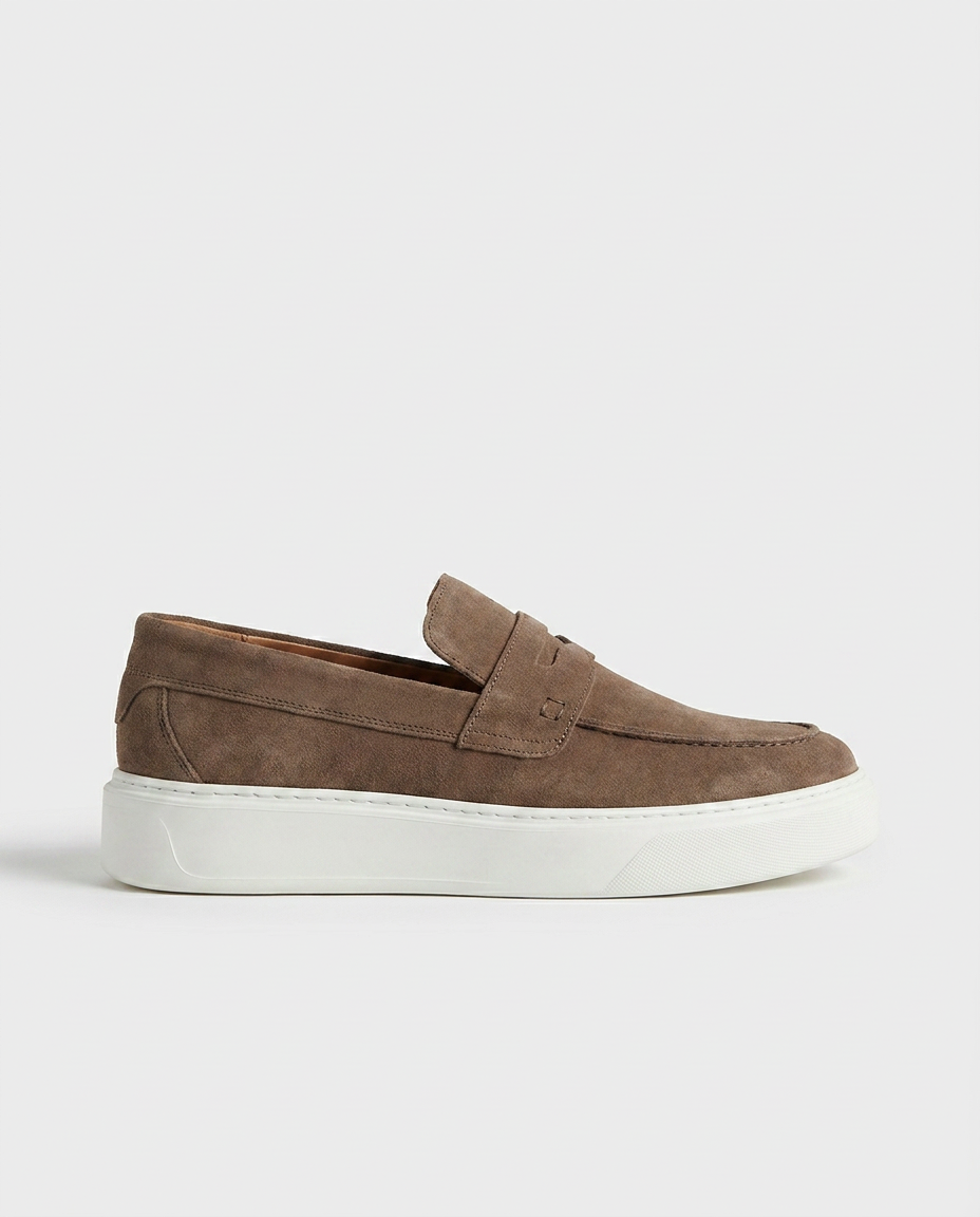 100% LEATHER LOAFERS