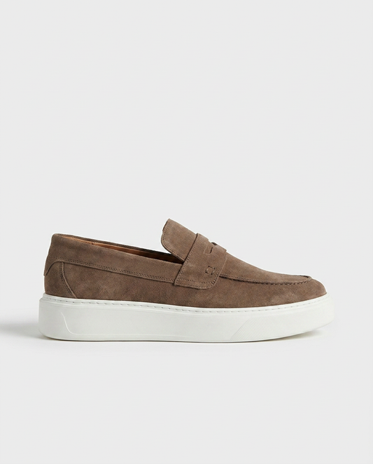 100% LEATHER LOAFERS