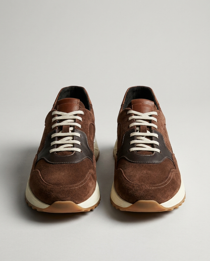 100% LEATHER TRAINERS