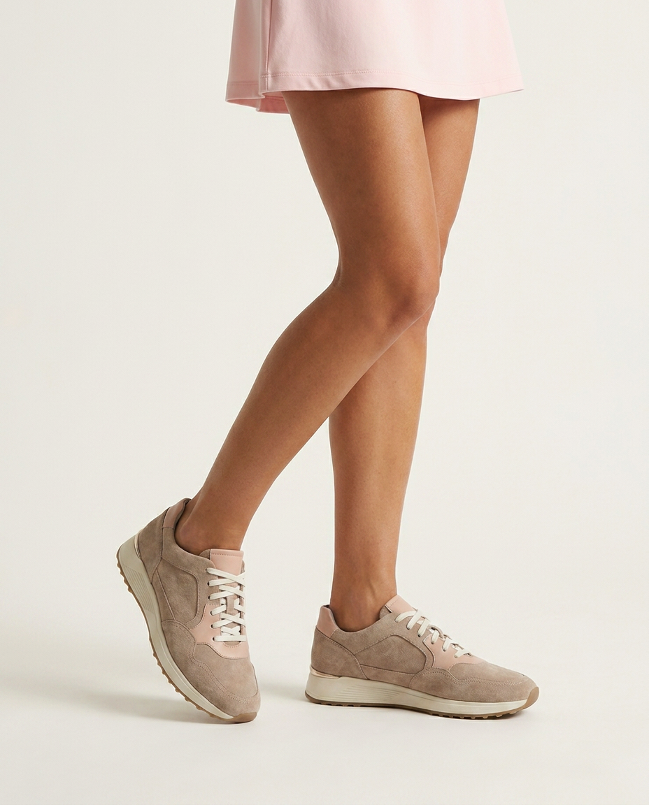 100% LEATHER TRAINERS