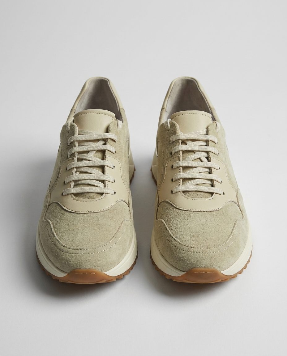 100% LEATHER TRAINERS