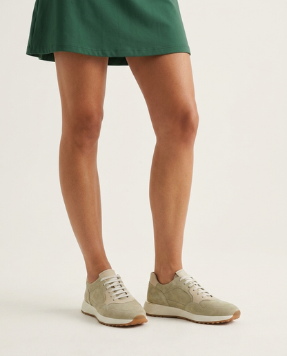 100% LEATHER TRAINERS
