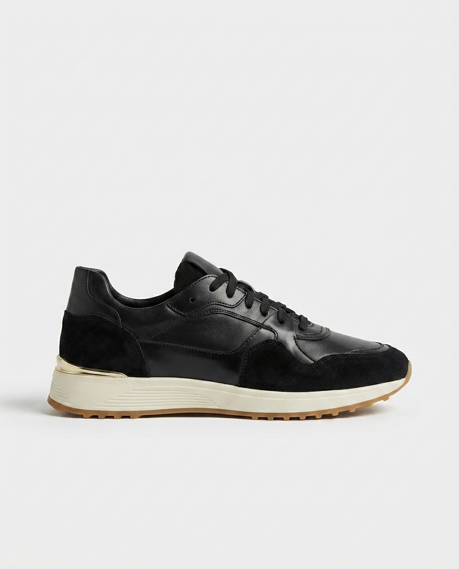 100% LEATHER TRAINERS