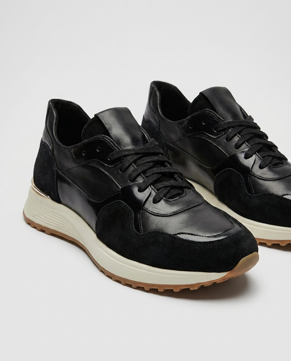 100% LEATHER TRAINERS