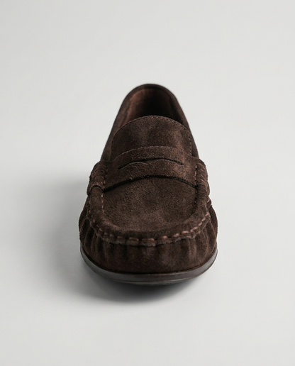 100% LEATHER LOAFERS WITH FRINGE