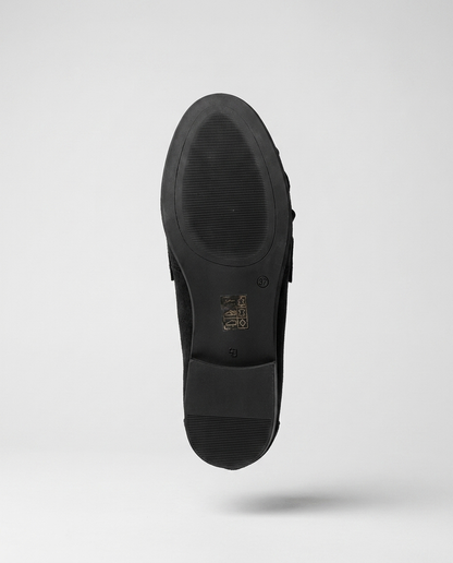 100% LEATHER LOAFERS WITH FRINGE