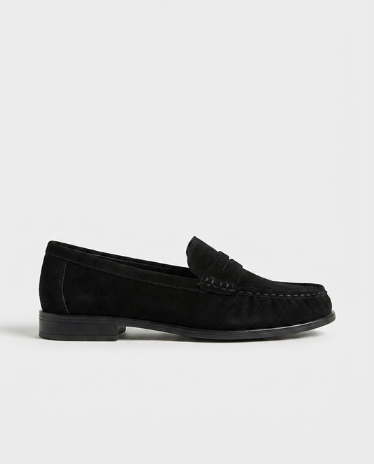 100% LEATHER LOAFERS WITH FRINGE