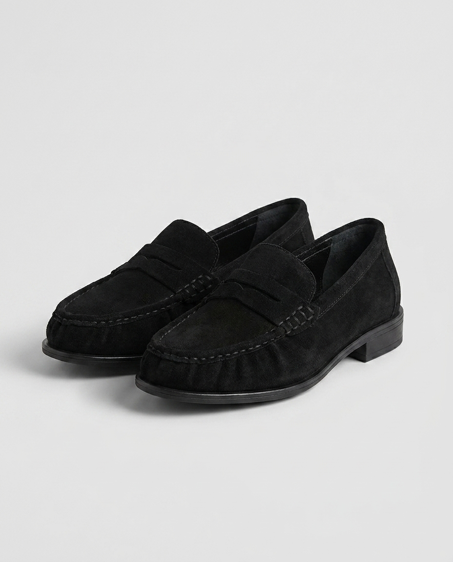 100% LEATHER LOAFERS WITH FRINGE