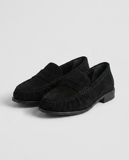 100% LEATHER LOAFERS WITH FRINGE