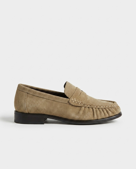 100% LEATHER LOAFERS WITH FRINGE